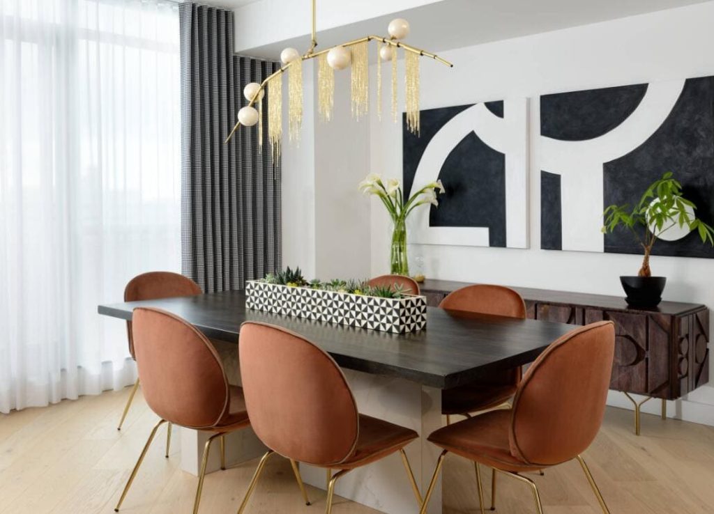 dining room lighting trends 2023